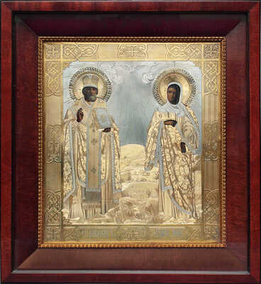 Икона «Свв. Николай Чудотворец и праведная Анна»